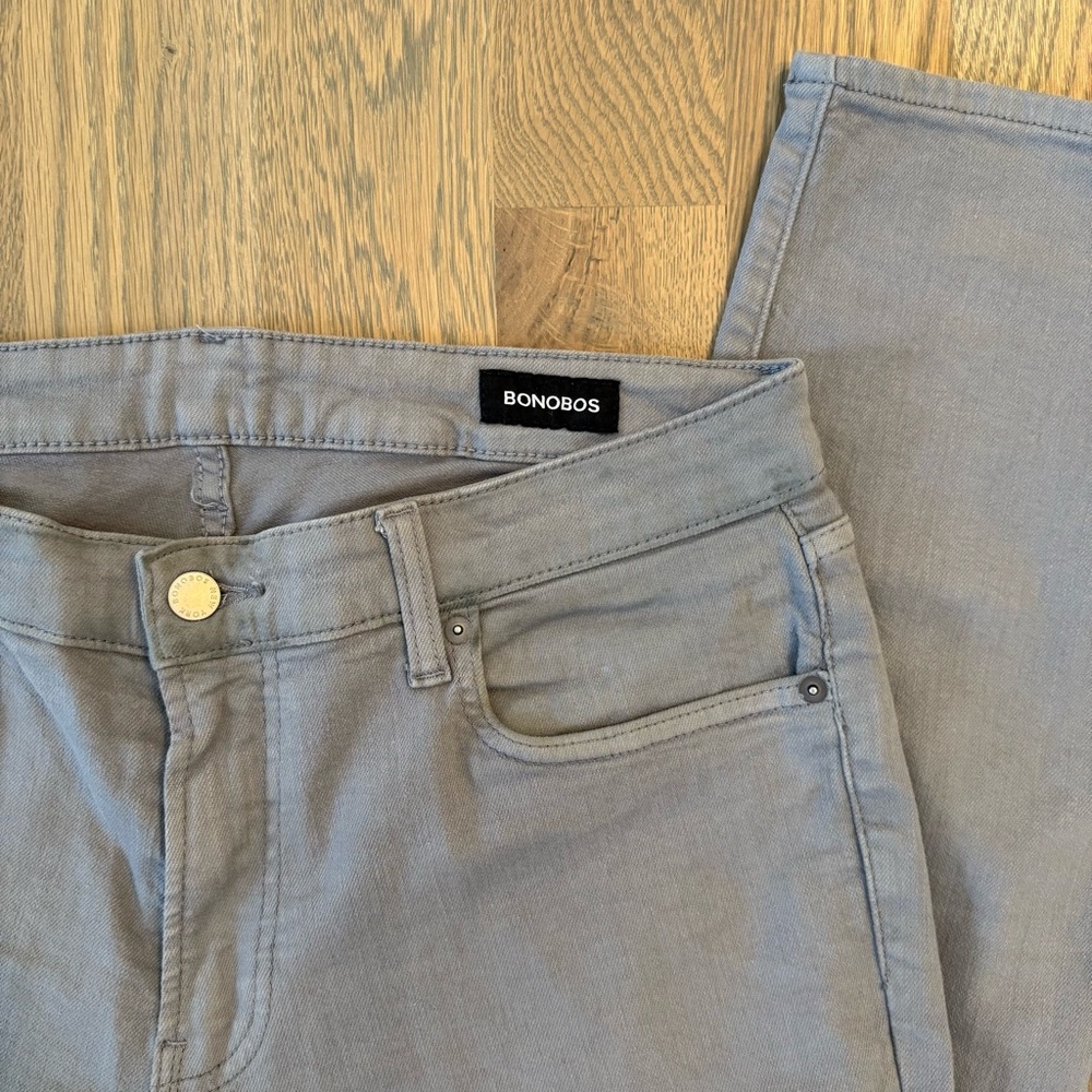 Bonobos Men’s Jeans in Light Gray - Picture 3 of 7